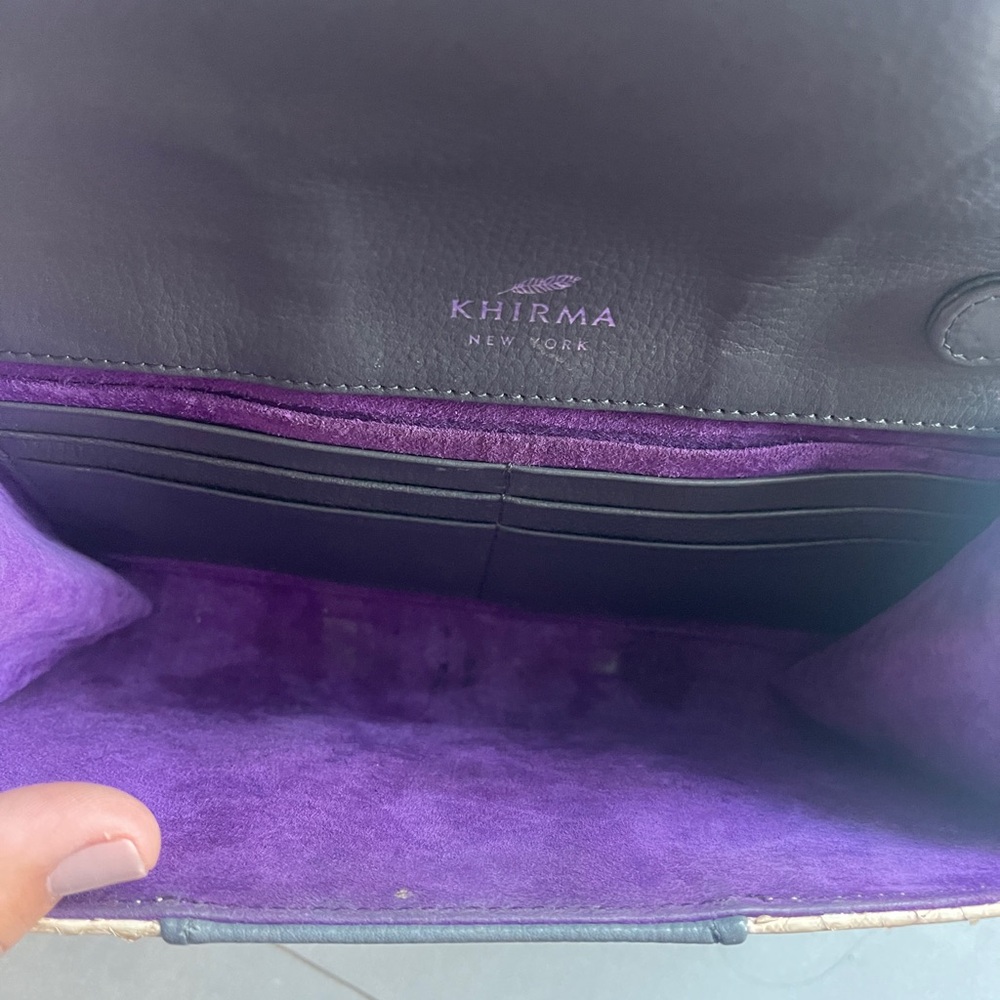 Khirma Eliazov Python Leather Chain-Link Crossbod… - image 4